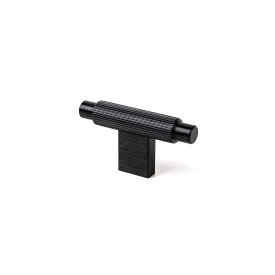 702 - Pomo tirador de mueble acabado negro