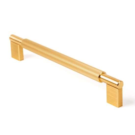 800 - Asa tirador de mueble acabado dorado oscuro satinado