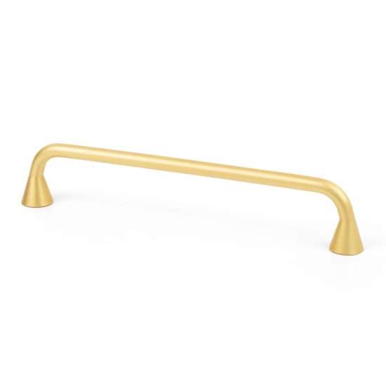 803 - Asa tirador de mueble acabado dorado satinado