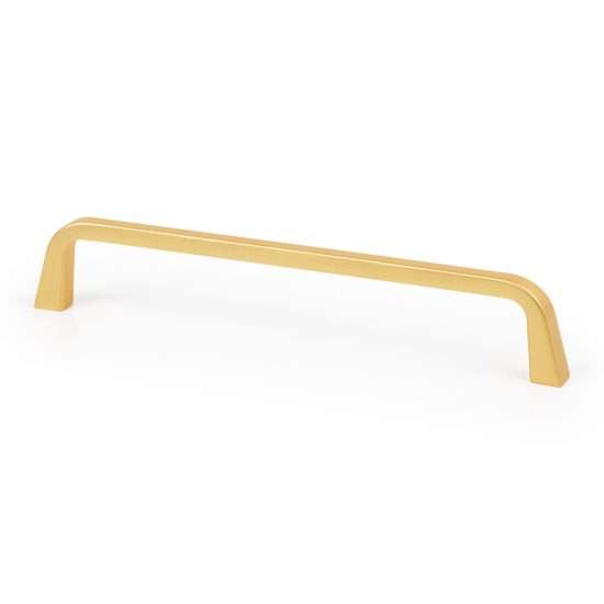 802 - Asa tirador de mueble acabado dorado satinado
