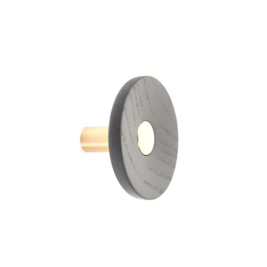 557 - Percha colgador para pared acabado dorado · negro
