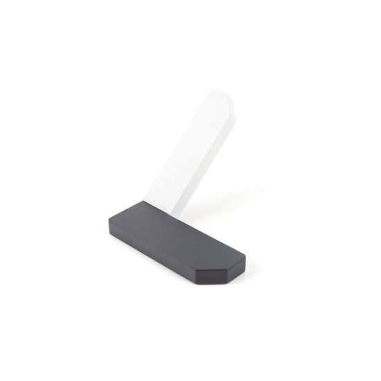555 - Percha colgador para pared acabado negro · blanco