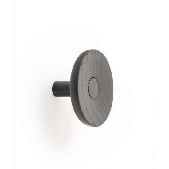 557 - Percha colgador para pared acabado negro · negro