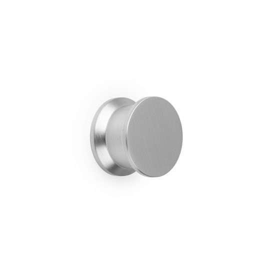 703 - Pomo tirador de mueble acabado níquel satinado