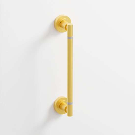 299 - Tirador puerta acabado dorado mate · níquel satinado