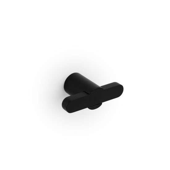 708 - Pomo tirador de mueble acabado negro