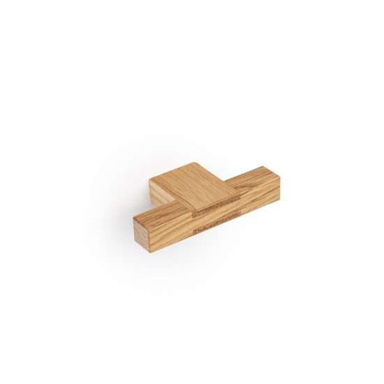 706 - Pomo tirador de mueble acabado madera roble