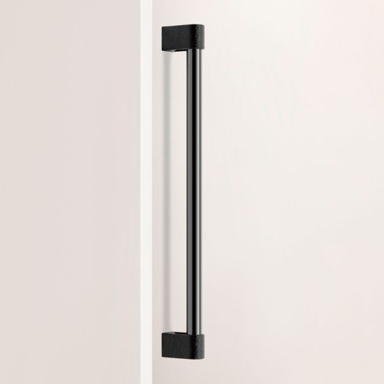 310 - Tirador puerta acabado negro lava · níquel negro brillo